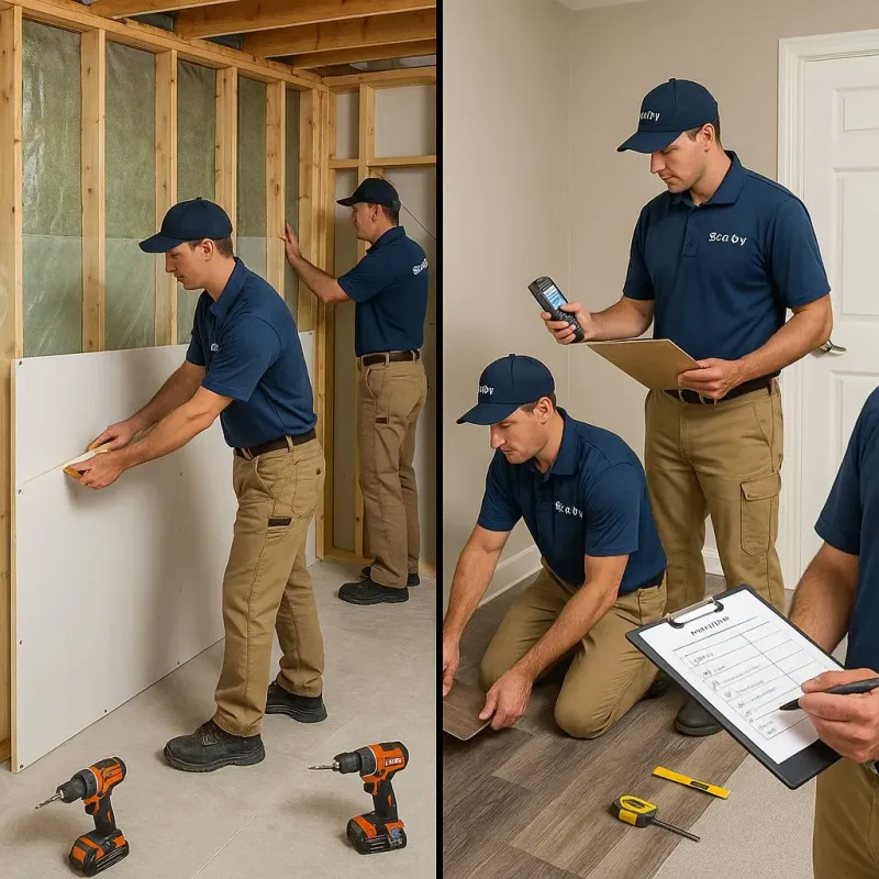 Repairs and Reconstruction process in Amity, OR